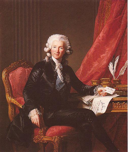 Charles Alexandre de Calonne, elisabeth vigee-lebrun